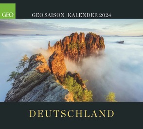 GEO SAISON: Deutschland 2024 – Wand-Kalender – Poster-Kalender – Landschafts-Fotografie – 50×45