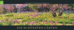 GEO SAISON Panorama: Die schönsten Gärten 2024 – Panorama-Kalender – Wand-Kalender – Groß-Format – Bildkalender – 120×50 cm