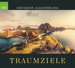 GEO SAISON: Traumziele 2024 – Wand-Kalender – Reise-Kalender – Poster-Kalender – 50×45