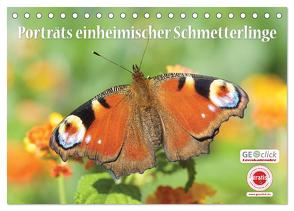 GEOclick Lernkalender: Porträts einheimischer Schmetterlinge (Tischkalender 2024 DIN A5 quer), CALVENDO Monatskalender von Feske / GEOclick Lernkalender,  Klaus