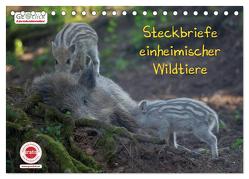 GEOclick Lernkalender: Steckbriefe einheimischer Wildtiere (Tischkalender 2024 DIN A5 quer), CALVENDO Monatskalender von Feske,  Klaus