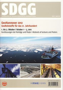 GeoHannover 2012 – GeoRohstoffe für das 21. Jahrhundert von Kümpel,  Hans-Joachim, Röhling,  Heinz-Gerd, Steinbach,  Volker