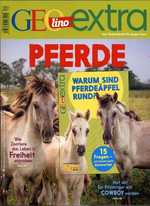 GEOlino Extra / GEOlino extra 74/2019 – Pferde von Herausgegeben von Wetscher,  Rosemarie, Wetscher,  Rosemarie