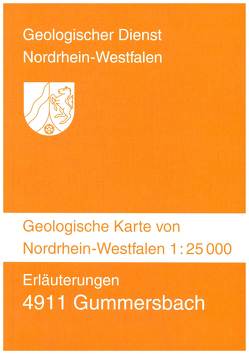 Geologische Karten von Nordrhein-Westfalen 1 : 25000 / Gummersbach von Hoffmann,  Manfred, Ribbert,  Karl-Heinz, Thünker,  Michael, Vieth,  Angelika, Voigt,  Stefan, Wilder,  Heinz, Wrede,  Volker