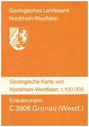 Geologische Karten von Nordrhein-Westfalen 1:100000 / Gronau von Hilden,  Hans D, Hiß,  Martin, Juch,  Dirk