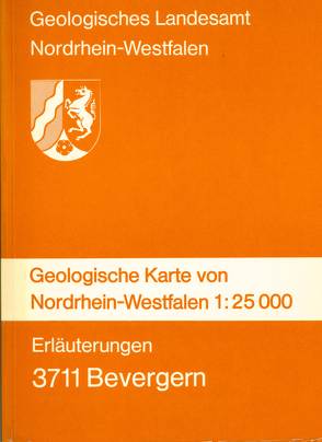 Geologische Karten von Nordrhein-Westfalen 1:25000 / Bevergern von Koch,  Michael, Thiermann,  Arend, Will,  Karl H