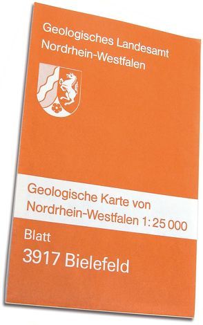 Geologische Karten von Nordrhein-Westfalen 1:25000 / Bielefeld von Burre,  Otto, Mestwerdt,  Adolf