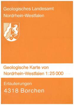 Geologische Karten von Nordrhein-Westfalen 1:25000 / Borchen von Stille,  Hans