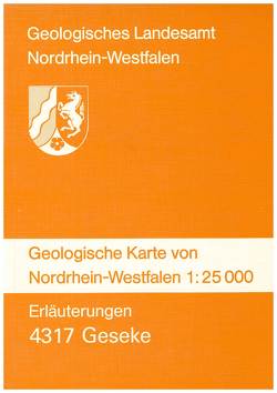 Geologische Karten von Nordrhein-Westfalen 1:25000 / Geseke von Dahm-Arens,  Hildegard, Michel,  Gert, Skupin,  Klaus, Weber,  Peter
