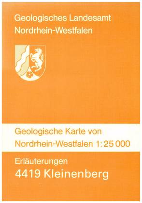 Geologische Karten von Nordrhein-Westfalen 1:25000 / Kleinenberg von Dahm-Arens,  Hildegard, Farrenschon,  Jochen, Jäger,  Bertold, Michel,  Gert, Skupin,  Klaus