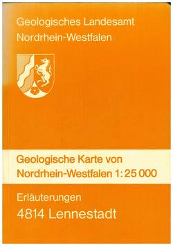 Geologische Karten von Nordrhein-Westfalen 1:25000 / Lennestadt von Clausen,  Claus D, Fuchs,  Wolfgang, Gwosdz,  Werner, Jäger,  Bertold