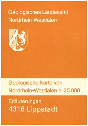 Geologische Karten von Nordrhein-Westfalen 1:25000 / Lippstadt von Jäger,  Bertold, Michel,  Gert, Schneider,  Friedrich K, Skupin,  Klaus, Vieth-Redemann,  Angelika