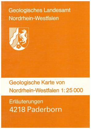 Geologische Karten von Nordrhein-Westfalen 1:25000 / Paderborn von Mertens,  Hans, Michel,  Gert, Seibertz,  Egbert, Skupin,  Klaus, Weber,  Peter