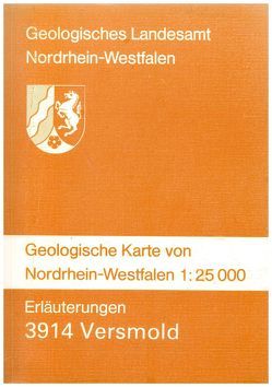 Geologische Karten von Nordrhein-Westfalen 1:25000 / Versmold von Dubber,  Hans J, Michel,  Gert, Staude,  Henner, Vogler,  Hermann
