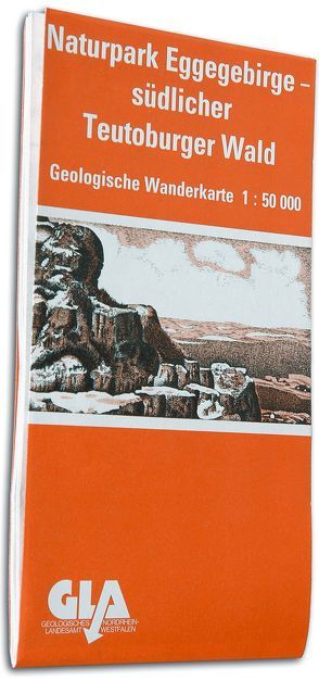 Geologische Wanderkarte des Naturparks Eggegebirge und südlicher Teutoburger Wald von Farrenschon,  Jochen