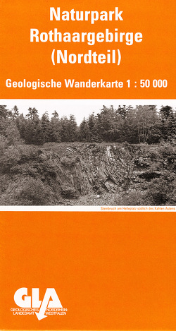 Geologische Wanderkarte des Naturparks Rothaargebirge. 1:50000 / Nordteil und Südteil von Mueller,  Horst, Thünker,  Michael