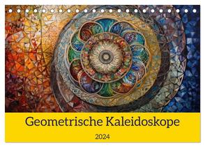 Geometrische Kaleidoskope (Tischkalender 2024 DIN A5 quer), CALVENDO Monatskalender von Switzerland,  Bonheur18