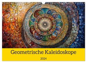 Geometrische Kaleidoskope (Wandkalender 2024 DIN A3 quer), CALVENDO Monatskalender von Switzerland,  Bonheur18