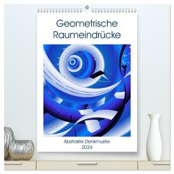 Geometrische Raumeindrücke (hochwertiger Premium Wandkalender 2024 DIN A2 hoch), Kunstdruck in Hochglanz von Sattler,  Heidemarie