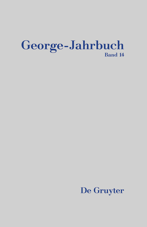 George-Jahrbuch / 2022/2023 von Kauffmann,  Kai, Ortlieb,  Cornelia, Stefan-George-Gesellschaft