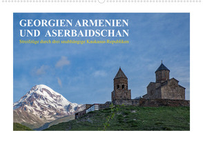 Georgien, Armenien und Aserbaidschan – Streifzüge durch drei unabhängige Kaukasus-Republiken (Wandkalender 2023 DIN A2 quer) von Hallweger,  Christian