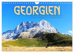 Georgien – Einmalige Landschaften (Wandkalender 2024 DIN A4 quer), CALVENDO Monatskalender von SF,  SF