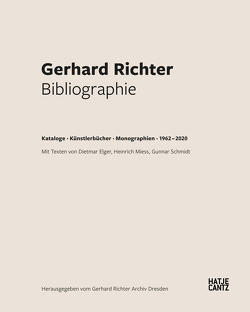 Gerhard Richter. Bibliographie von Hess,  Barbara, Miess,  Heinrich, Schmidt,  Gunnar