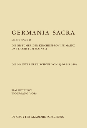 Germania Sacra / Die Augsburger Bischöfe von Hoven-Hacker,  Jasmin, Kröger,  Bärbel, Krueger,  Thomas, Kruppa,  Nathalie, Popp,  Christian