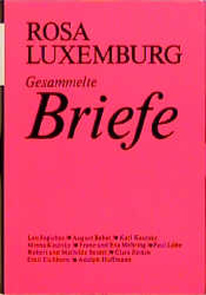 Gesammelte Briefe / Gesammelte Briefe, Bd. 1 von Luxemburg,  Rosa