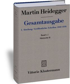 Nietzsche II (1939-1946) von Heidegger,  Martin, Schillbach,  Brigitte