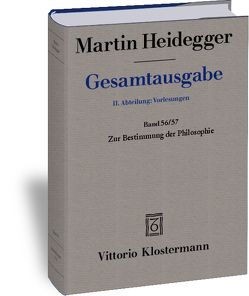 Zur Bestimmung der Philosophie von Heidegger,  Martin, Heimbüchel,  Bernd
