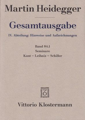 Seminare von Heidegger,  Martin, Neumann,  Günther