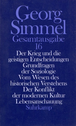 Gesamtausgabe in 24 Bänden von Fitzi,  Gregor, Rammstedt,  Otthein, Simmel,  Georg