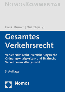 Gesamtes Verkehrsrecht von Haus,  Klaus-Ludwig, Krumm,  Carsten, Quarch,  Matthias