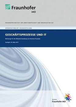 Geschäftsprozesse und IT. von Spath,  Dieter, Stanisic-Petrovic,  Mirjana, Weisbecker,  Anette