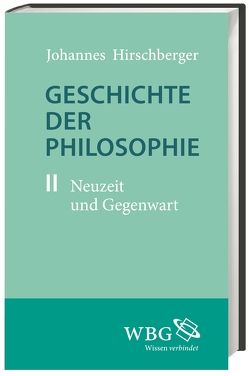 Geschichte der Philosophie von Hirschberger,  Johannes