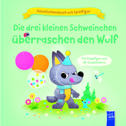 Geschichtenbuch mit Spielfigur -Die drei kleinen Schweinchen überraschen den Wolf von Gennet,  Peter, Harman,  Julie, Tkach,  Alena