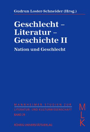 Geschlecht – Literatur – Geschichte II von Loster-Schneider,  Gudrun