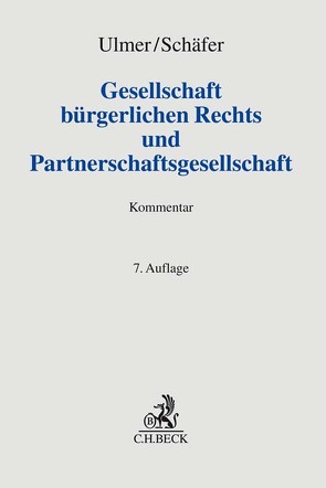 Gesellschaft bürgerlichen Rechts und Partnerschaftsgesellschaft von Schäfer,  Carsten, Ulmer,  Peter