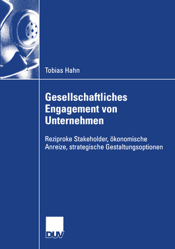 Gesellschaftliches Engagement von Unternehmen von Hahn,  Tobias
