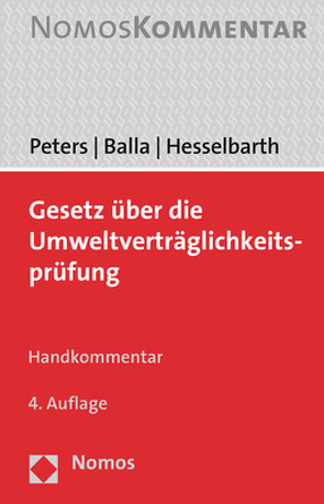Gesetz über die Umweltverträglichkeitsprüfung von Balla,  Stefan, Hesselbarth,  Thorsten, Peters,  Heinz-Joachim