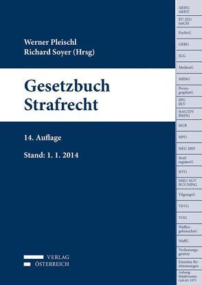Gesetzbuch Strafrecht von Salzmann,  Harald, Soyer,  Richard