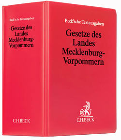 Gesetze des Landes Mecklenburg-Vorpommern von Knöll,  Hans-Jochen