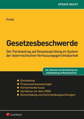 Gesetzesbeschwerde von Frank,  Stefan Leo