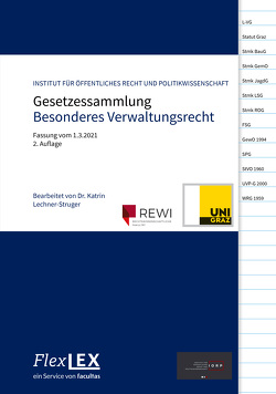 Gesetzessammlung Besonderes Verwaltungsrecht von Institut für Öffentliches Recht und Politikwissenschaften