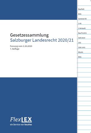 Gesetzessammlung Salzburger Landesrecht 2020/21
