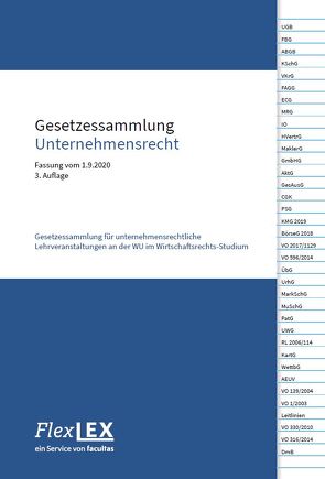 Gesetzessammlung Unternehmensrecht von Grünwald,  Alfons
