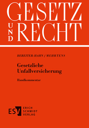 Gesetzliche Unfallversicherung – Einzelbezug von Bereiter-Hahn,  Werner, Mehrtens,  Gerhard