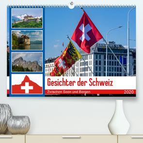 Gesichter der Schweiz, Zwischen Seen und Bergen (Premium, hochwertiger DIN A2 Wandkalender 2020, Kunstdruck in Hochglanz) von Gaymard,  Alain