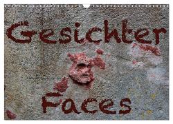 Gesichter – Faces (Wandkalender 2024 DIN A3 quer), CALVENDO Monatskalender von Reichenauer,  Maria